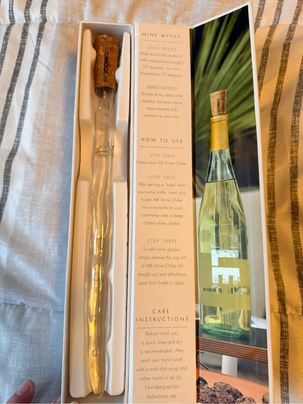Corkcicle slim wine